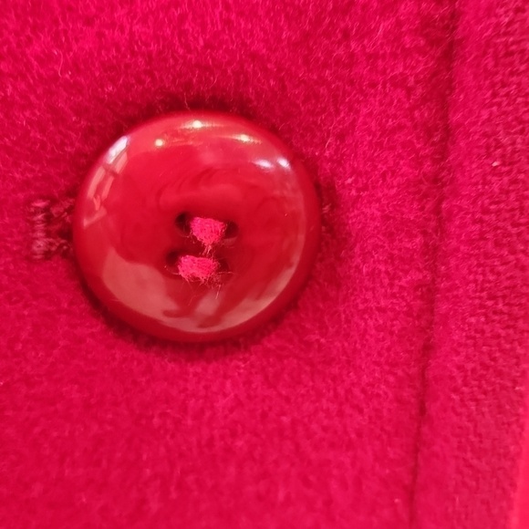 Pendleton Car Coat Red Wool - Picture 5 of 11